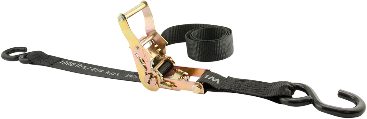 ERICKSON Ratchet Straps - 1.5" x 6' - Black 5735