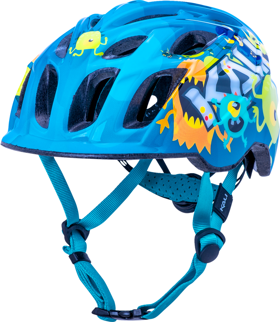 KALI Child Chakra Helmet - Monsters - Blue - Small 0221020415