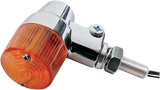 K&S TECHNOLOGIES Marker Light - Single Filament - Amber/Chrome 25-8606