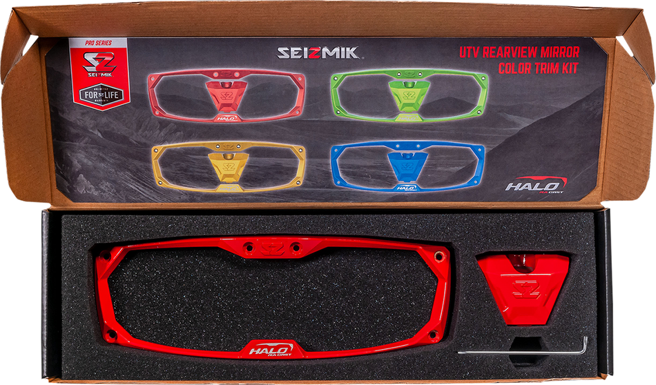 Kit de molduras fundidas serie SEIZMIK Halo-RA - Rojo 18100 