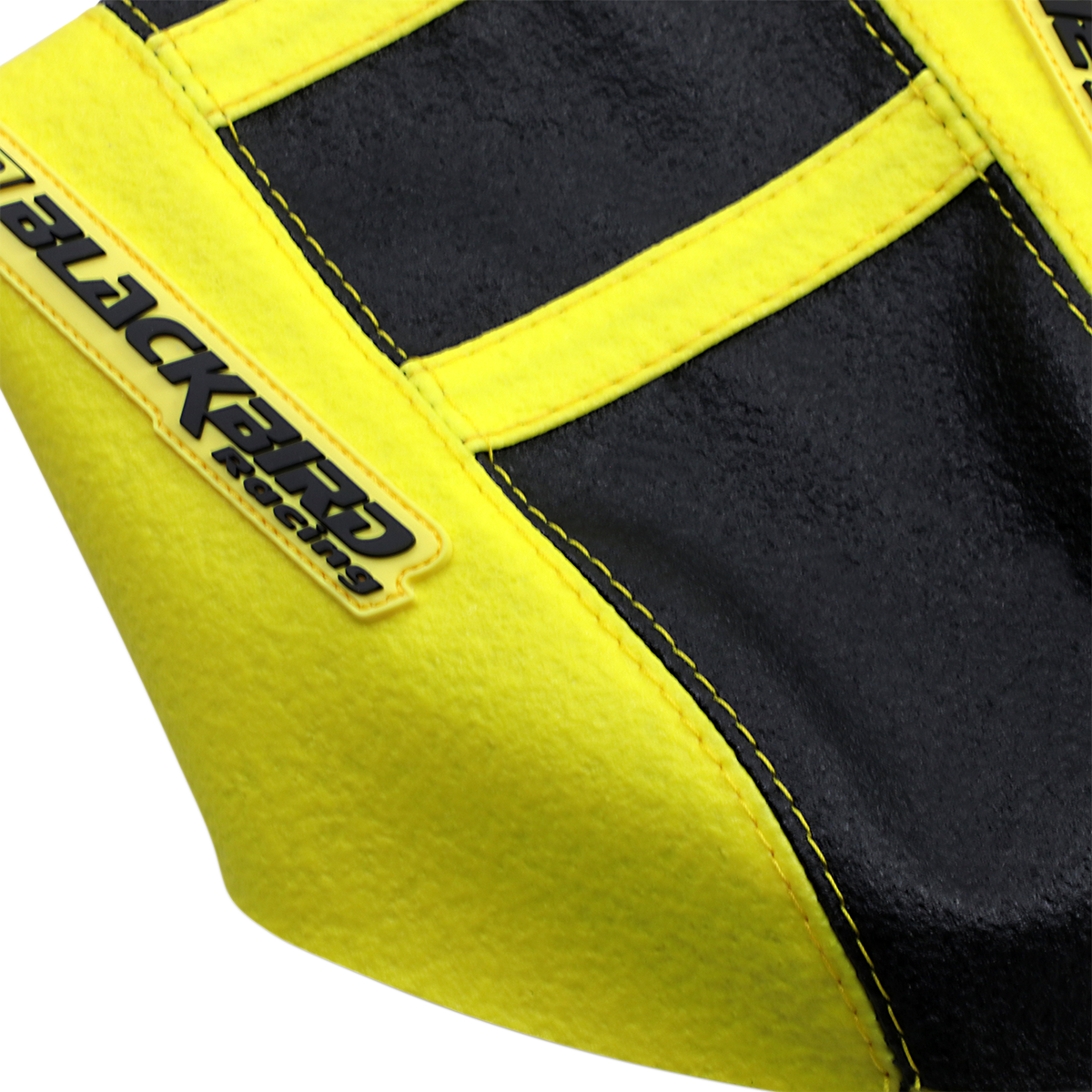 BLACKBIRD RACING Zebra Seat Cover - Gripper - Black/Yellow 1331ZUS