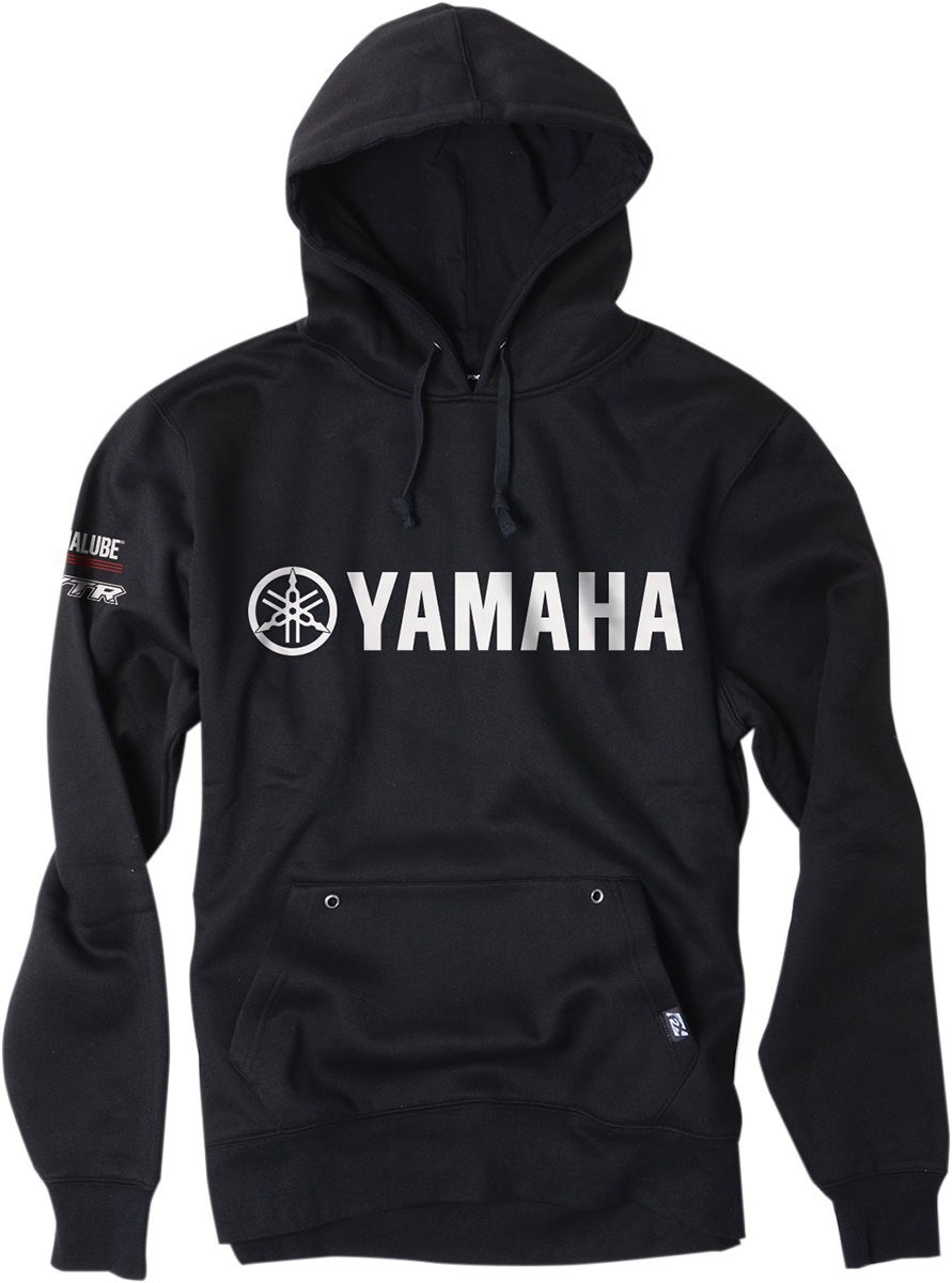 FACTORY EFFEX Yamaha Team Pullover Hoodie - Black - Large 16-88234