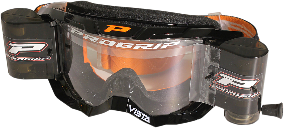 PRO GRIP Vista Roll Off Goggles - Black 3303RONE