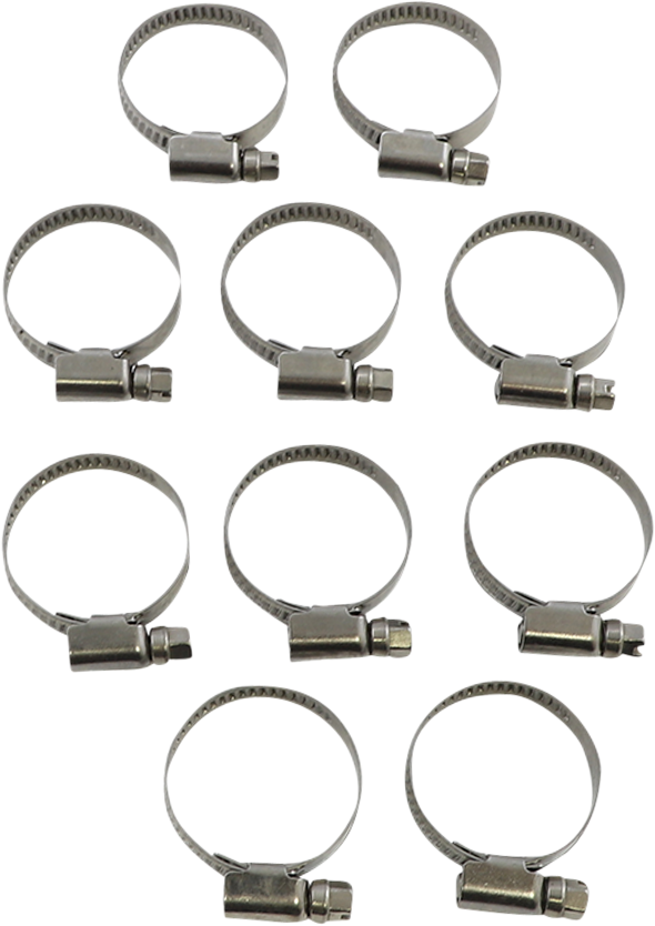 Parts Unlimited Embossed Hose Clamp - 20-32 Mm T03-6255-10