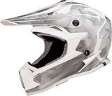 MOOSE RACING Youth F.I. Helmet - Agroid Camo - MIPS® - Gray/White - Large 0111-1531