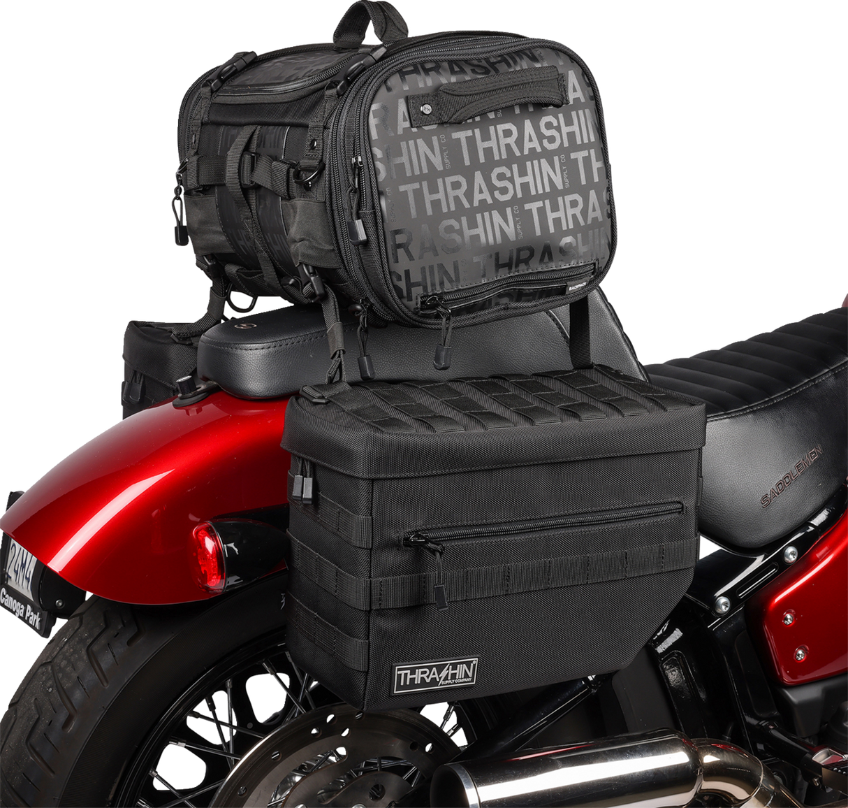 THRASHIN SUPPLY CO. Saddlebag - Escape Bags TSB-0007