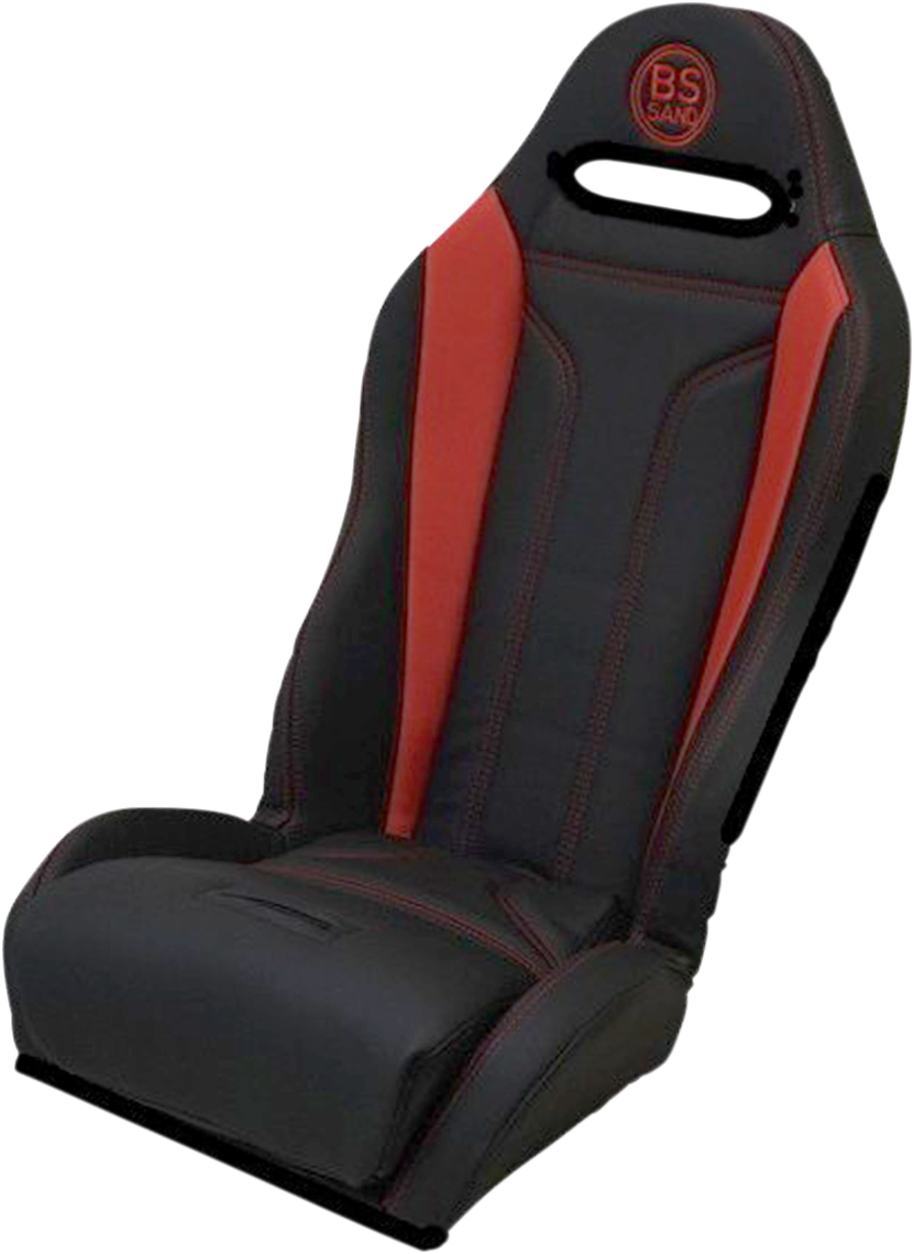 BS SAND Performance Seat - Double T - Black/Red PEBURDBTC