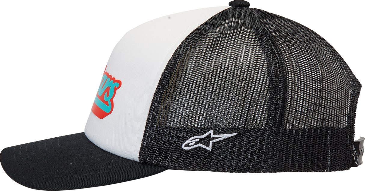 ALPINESTARS Delivery Trucker Hat - White/Black - One Size 1213810102010OS