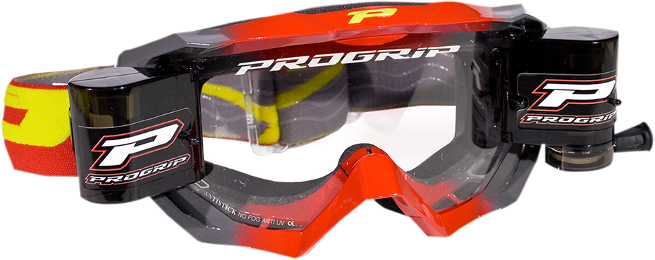 PRO GRIP Venom Roll Off Goggles - Red/Gray PZ3200ROROGR