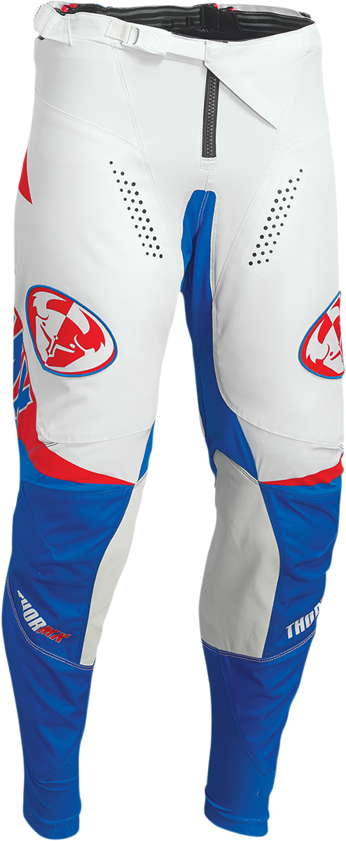THOR Pulse 04 LE Pants - Red/White/Blue - 40 2901-10005