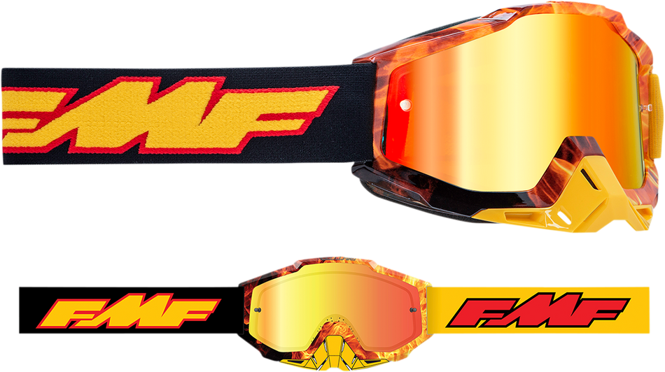 FMF PowerBomb Goggles - Spark - Red Mirror F-50037-00005 2601-2978