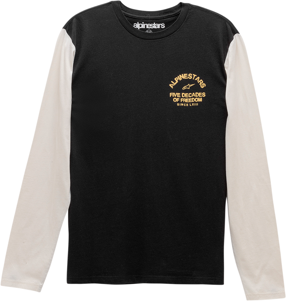 ALPINESTARS Decades Long-Sleeve T-Shirt - Black - Medium 12117400910M