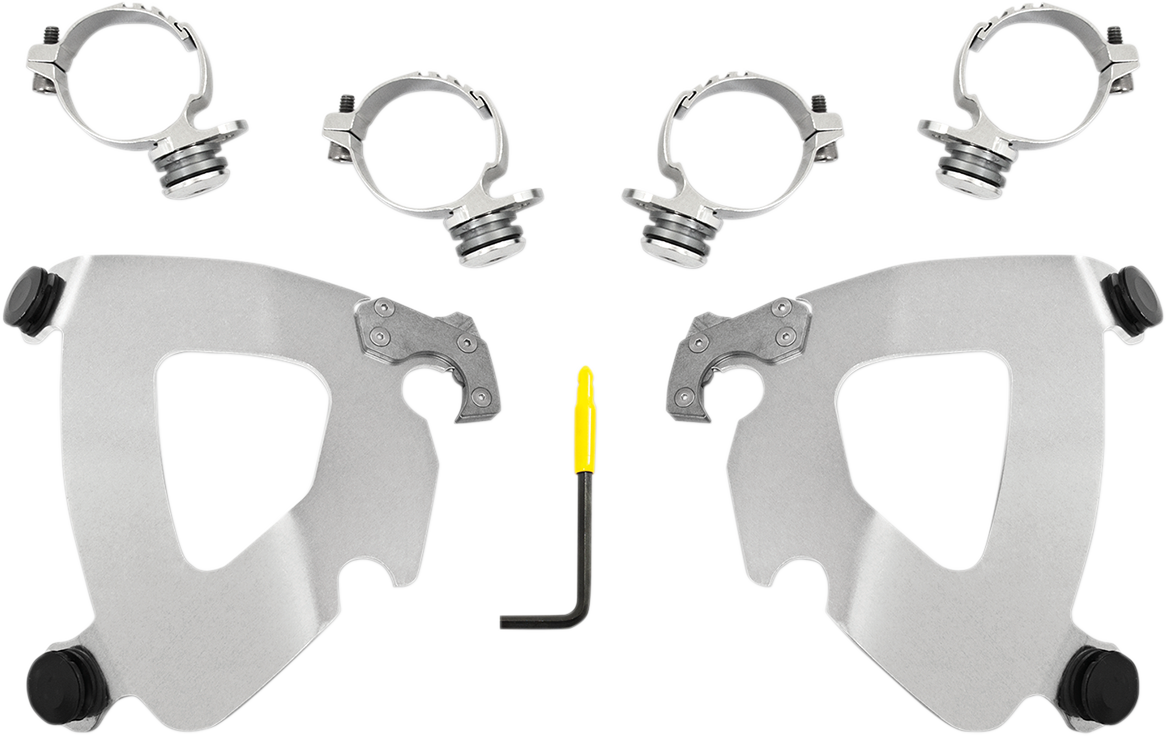 MEMPHIS SHADES Gauntlet Mounting Kit - Polished - FXLR MEK2033