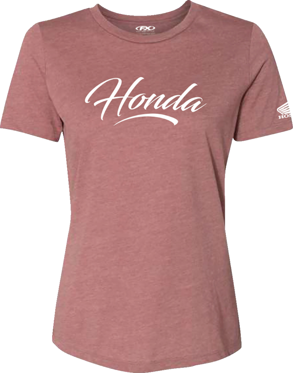 FACTORY EFFEX Women's Honda Script T-Shirt - Heather Mauve - XL 27-87346