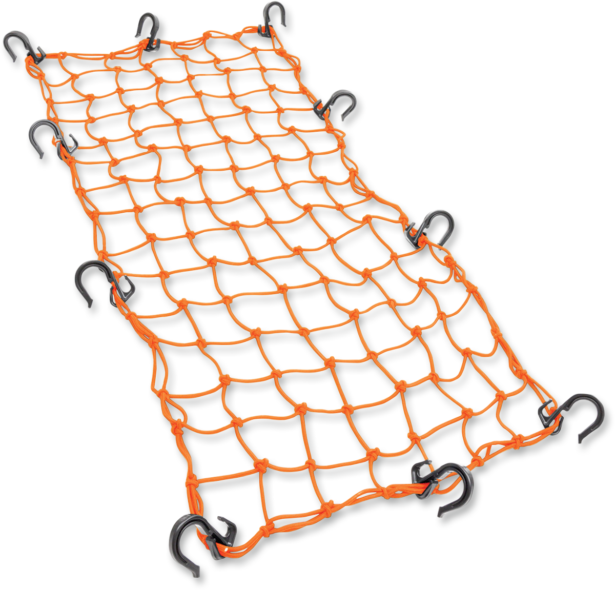 POWERTYE MFG. Adjustable Cargo Net - Orange 50309