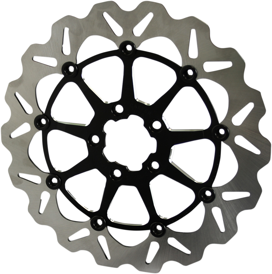GALFER Wave Rotor Contrast Cut 13" ACT BLKMACHINED CARRIER DF680CWSS-C