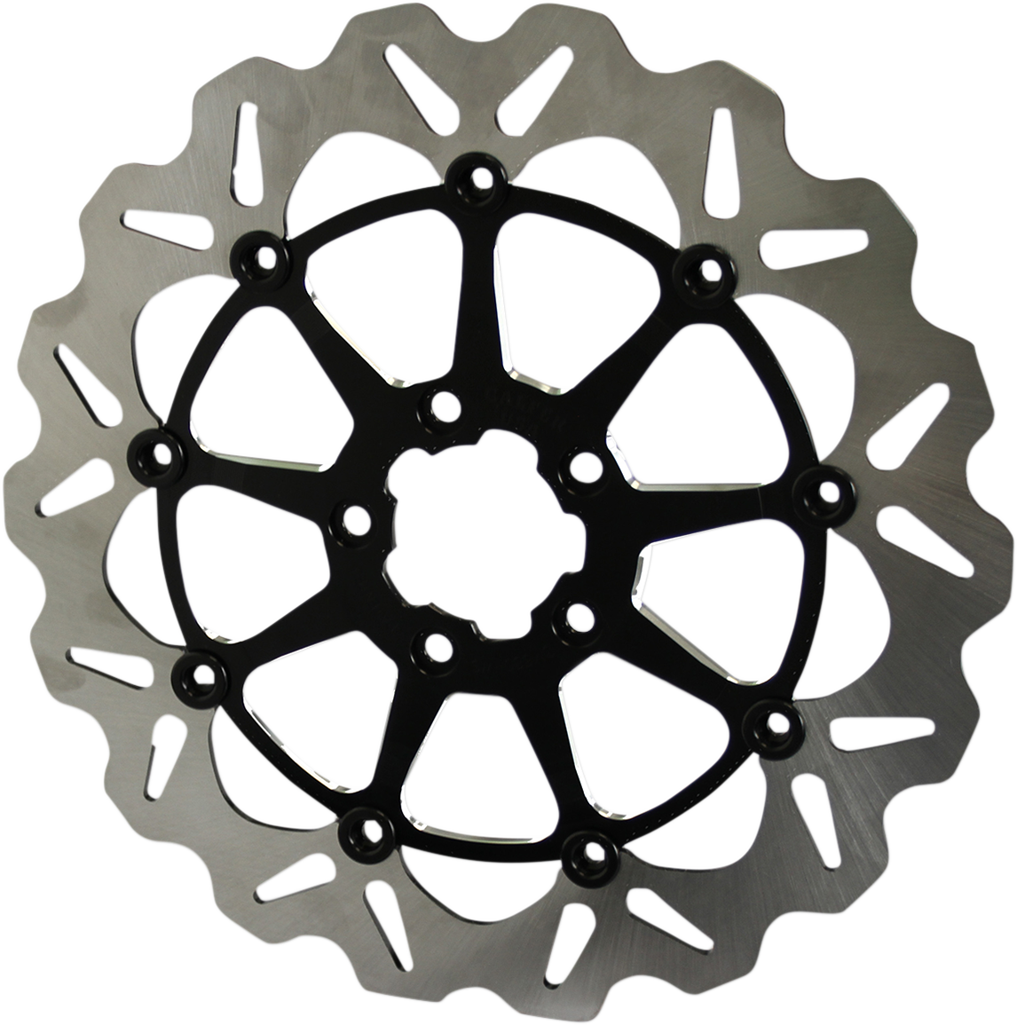 GALFER Wave Rotor Contrast Cut 13" ACT BLKMACHINED CARRIER DF680CWSS-C