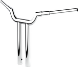 LA CHOPPERS Handlebar - Valley - T-Bar - 16" - Chrome LA-7344-16