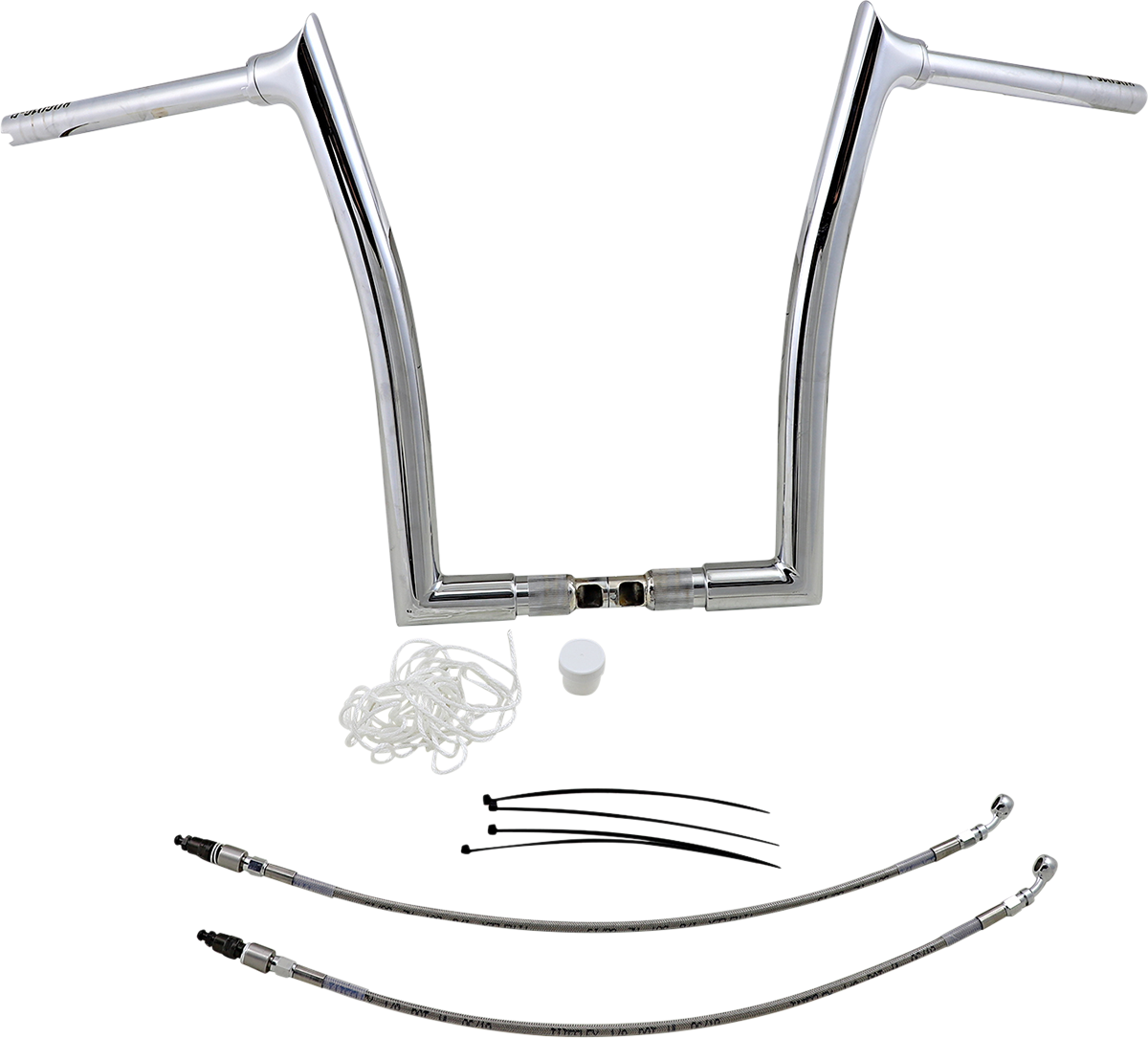 FAT BAGGERS INC. Handlebar Kit - Pointed Top - 16" - Chrome 809316