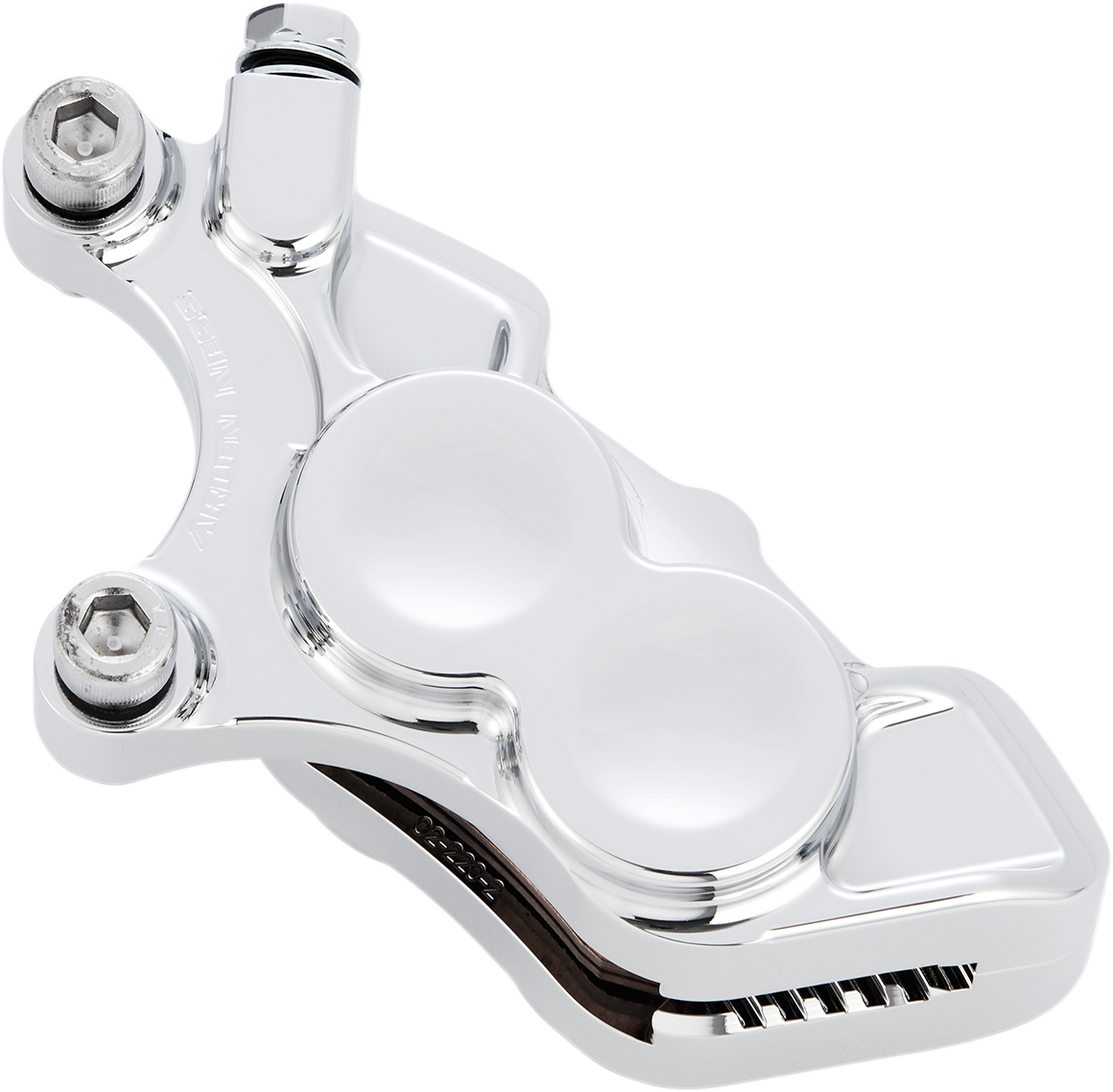 ARLEN NESS 4-Piston Caliper - Front Right - 11.8" - Chrome 02-222