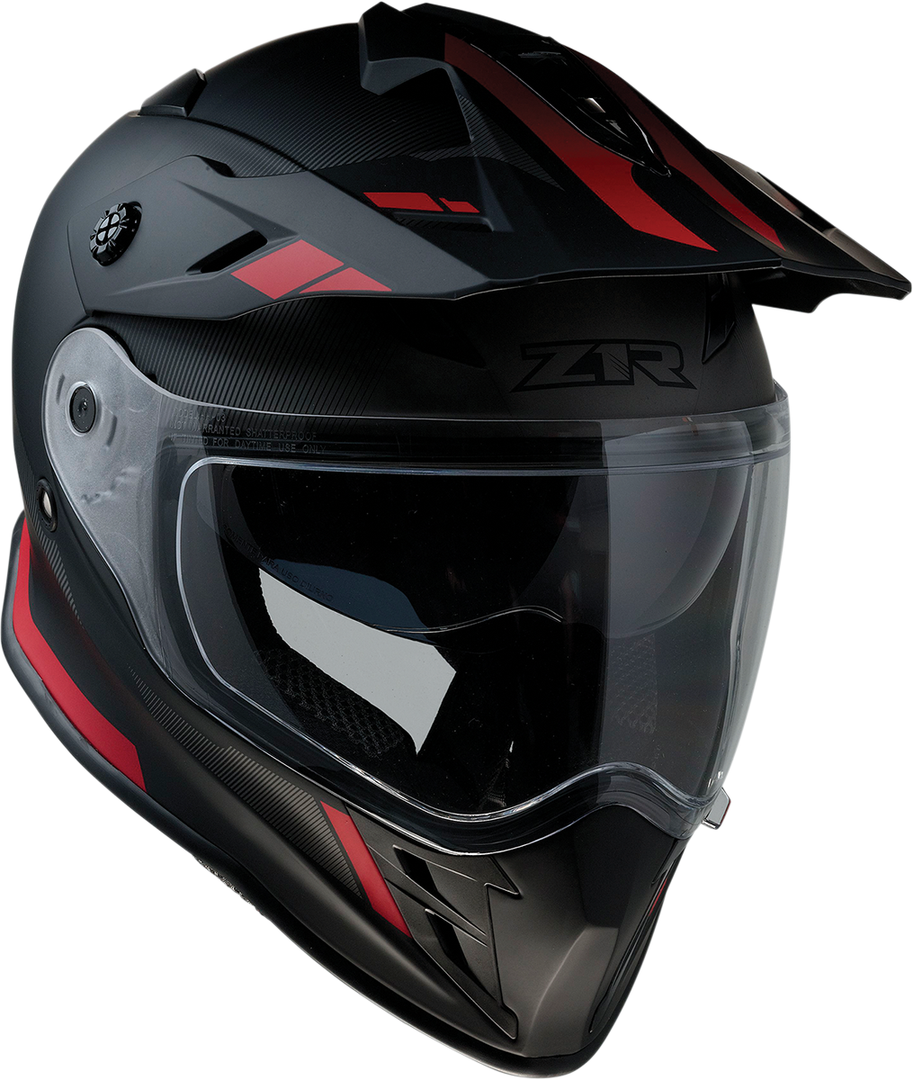 Z1R Range Helmet - Uptake - Black/Red - XS 0140-0013