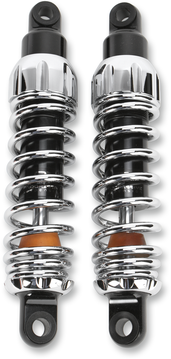 PROGRESSIVE SUSPENSION 444 Series Shock - Chrome - Standard - 11.5" 444-4247C