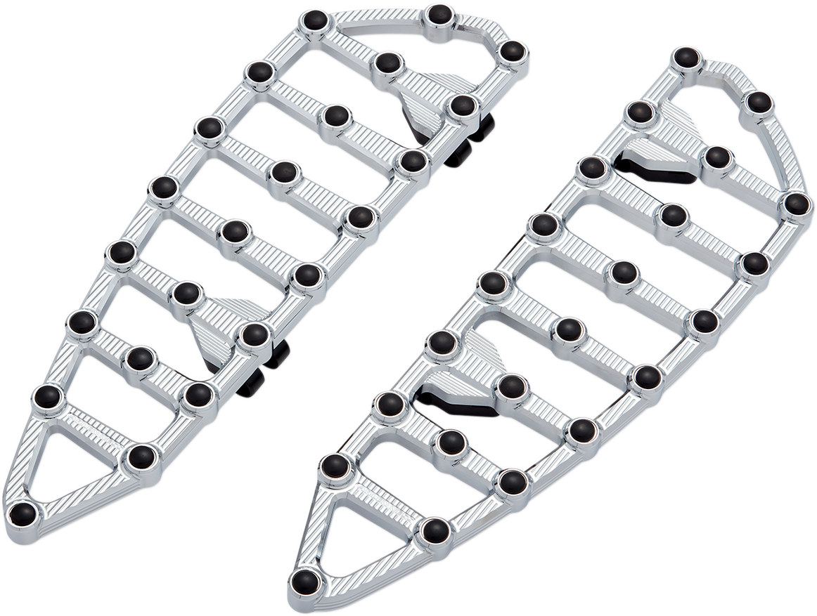 ARLEN NESS MX Driver Floorboards - Chrome 06-890