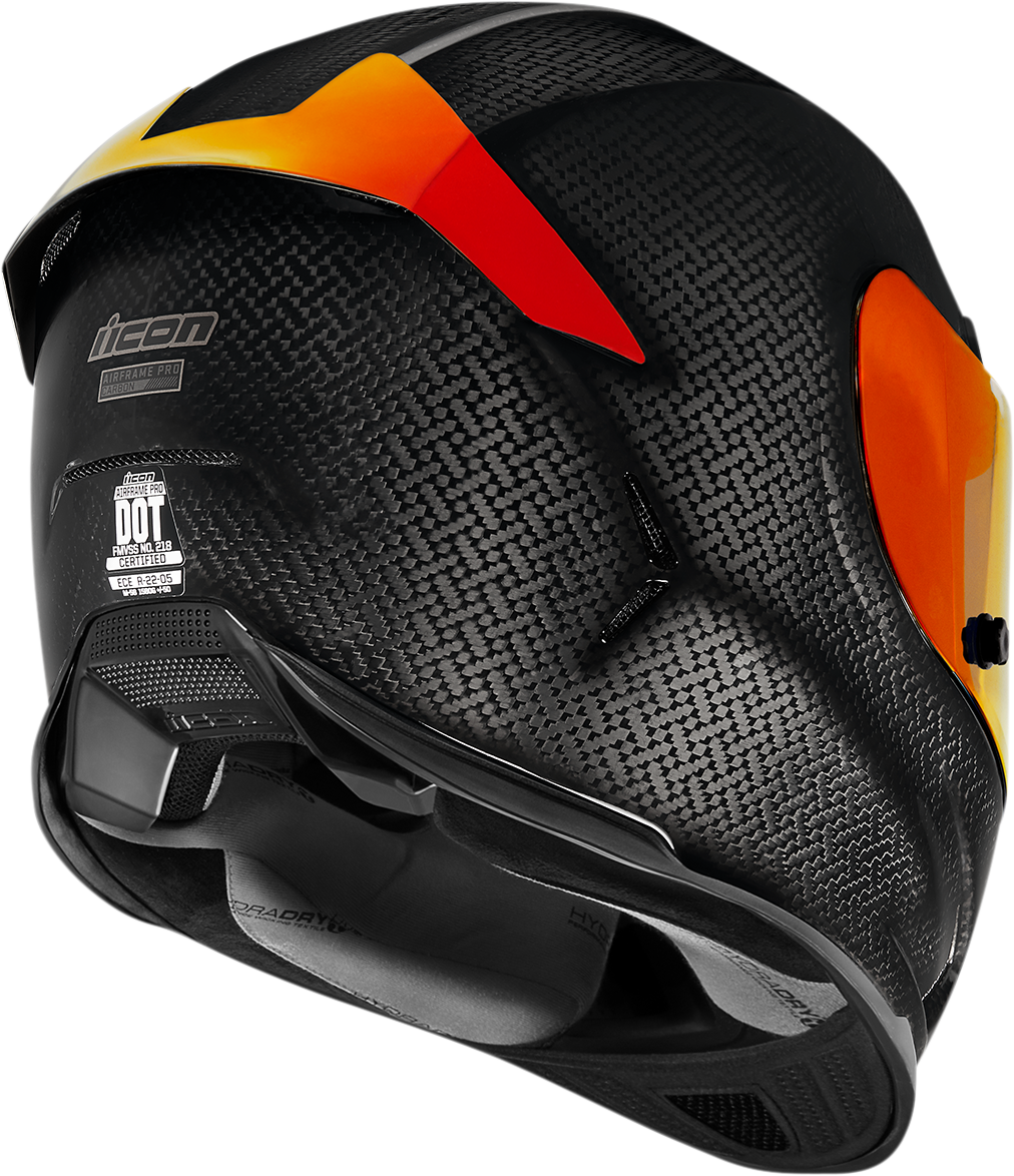 ICON Airframe Pro™ Helmet - Carbon - Red - Small 0101-14013