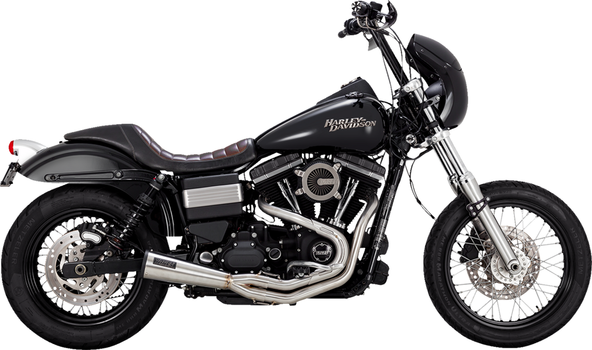 VANCE &amp; HINES 2-in-1 Upsweep-Auspuffanlage - Gebürstet - Edelstahl 27325 