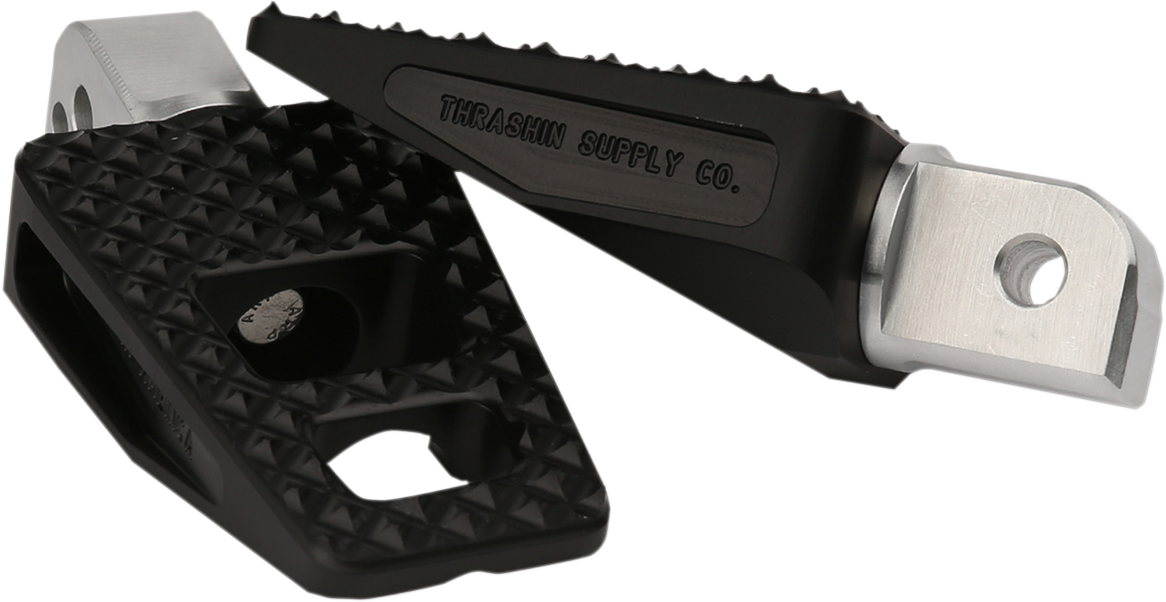 THRASHIN SUPPLY CO. Rear P-54 Footpegs - Black - Softail TSC-2027-1