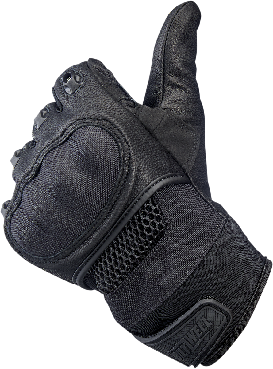 BILTWELL Bridgeport Gloves - Black Out - XS 1509-0101-301