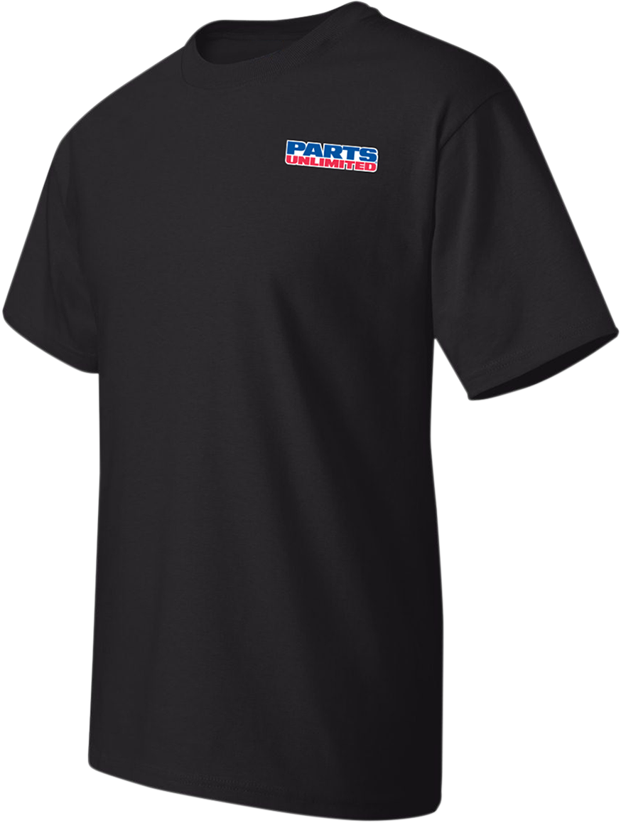 Parts Unlimited T-Shirt - Black - Large 3030-15225