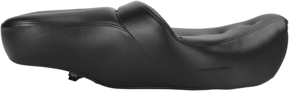 SADDLEMEN Pillow Top Roadsofa Seat - Heated - Black 897-06-181HCT