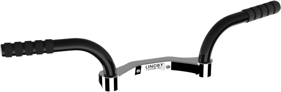 LINDBY Adjustable Footrest - Black/Chrome - FLH '14+ 282000