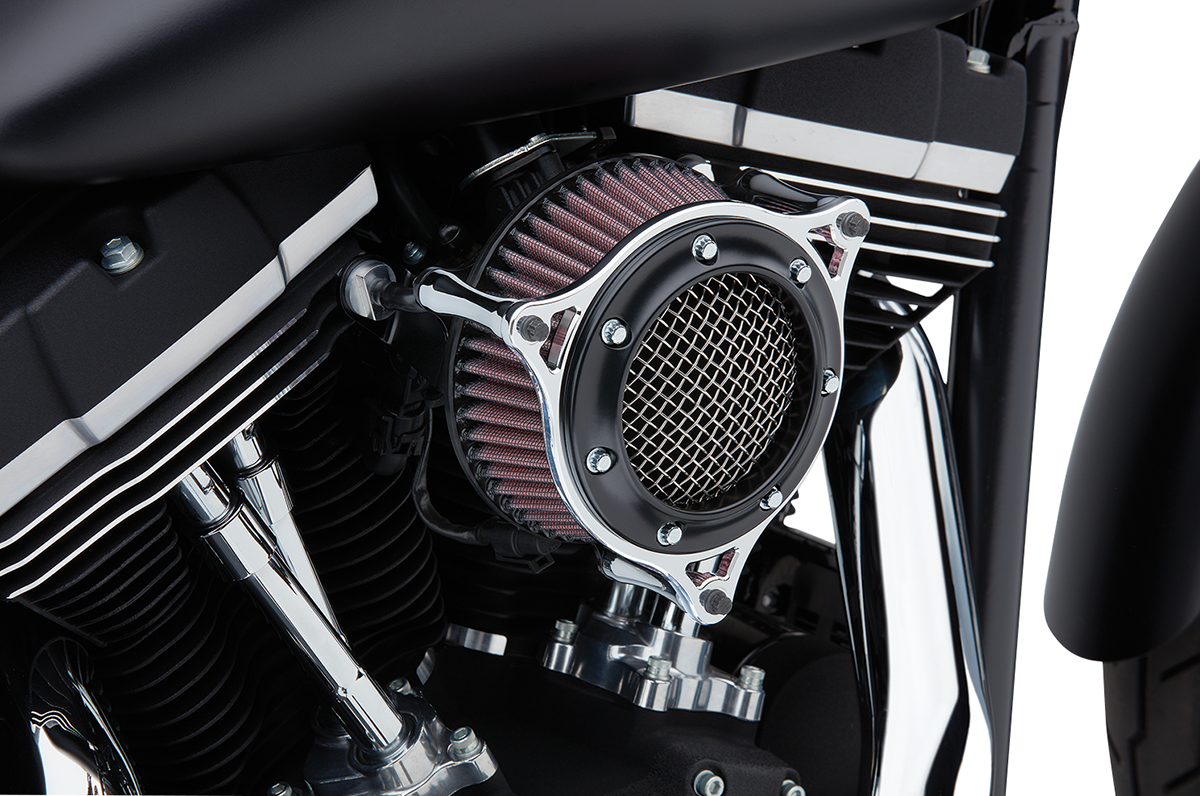 COBRA RPT Air Filter - Black/Chrome 606-0101-05CBSB