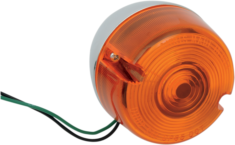 CHRIS PRODUCTS Rear Turn Signal Assembly - Amber - Single Filament 8410A