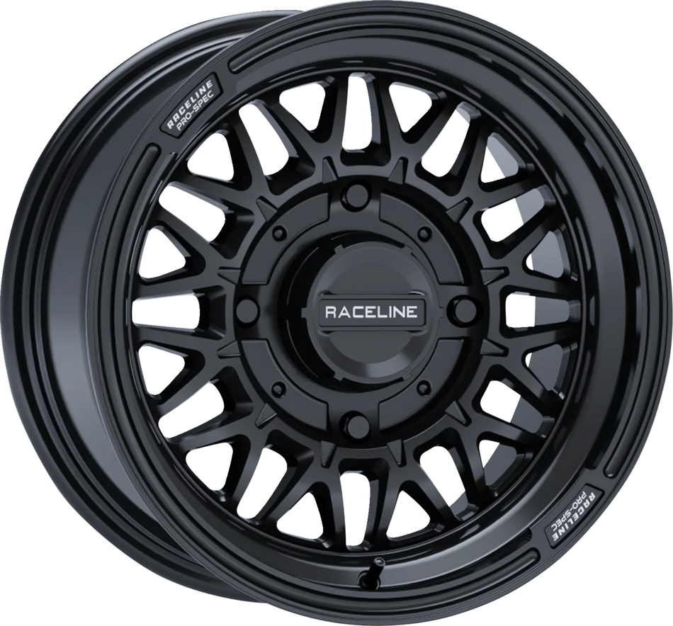 RACELINE WHEELS Wheel - Omega - Front/Rear - Gloss/Black - 15x10 - 4/137 - 5+2 WHEEL OMEGA GLOSS BL