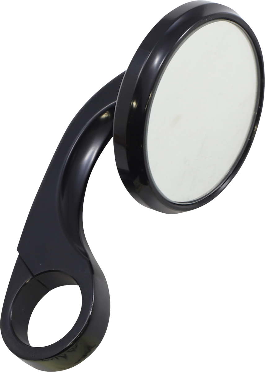 TODD'S CYCLE Shooter Mirror - 1" - Black 0640-0748