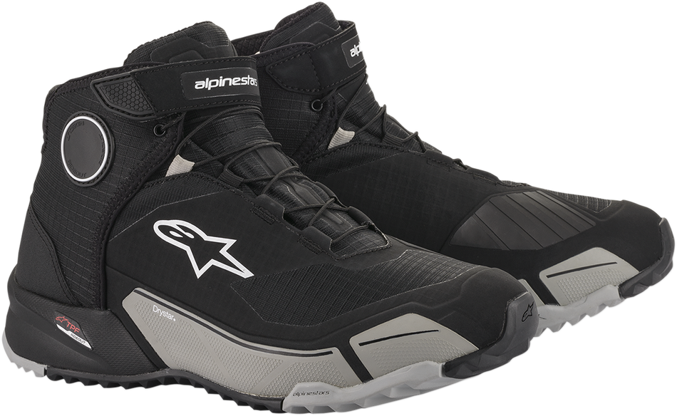 Zapatos ALPINESTARS CR-X Drystar - Negro/Gris frío - Talla 11.5 261182010511 