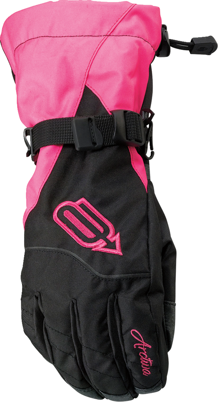 ARCTIVA Women's Pivot Gloves - Black/Pink - Medium 3341-0430