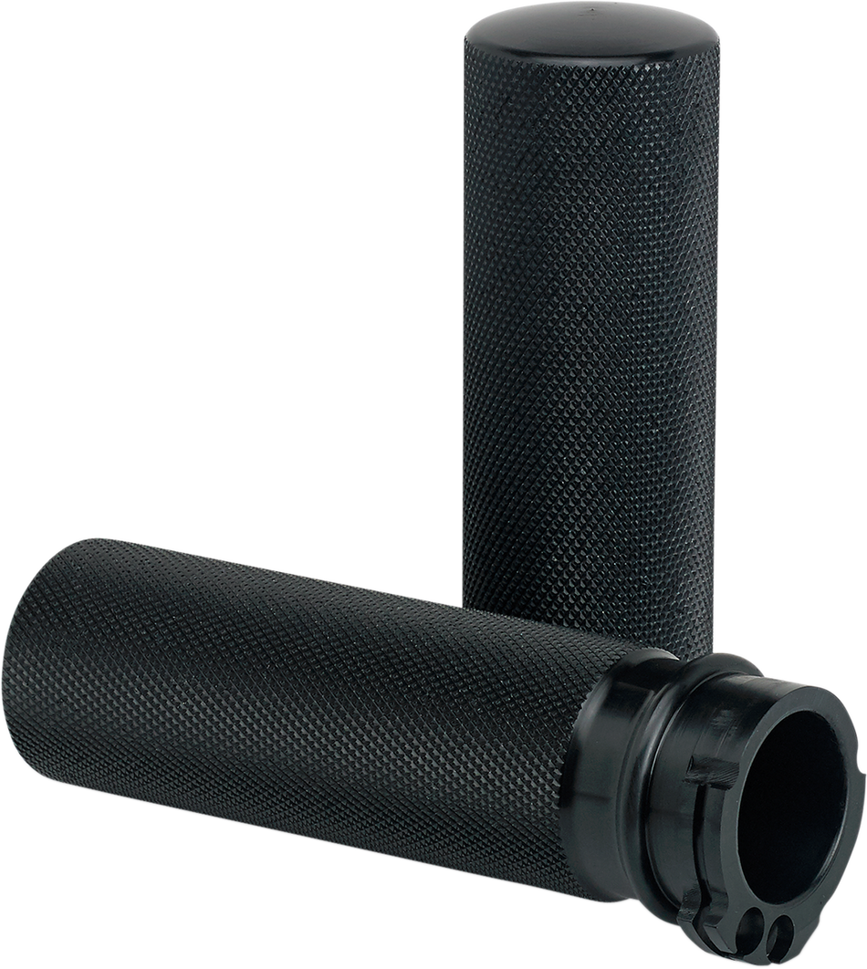 JOKER MACHINE Grips - Knurled - Cable - Black 03-93-1