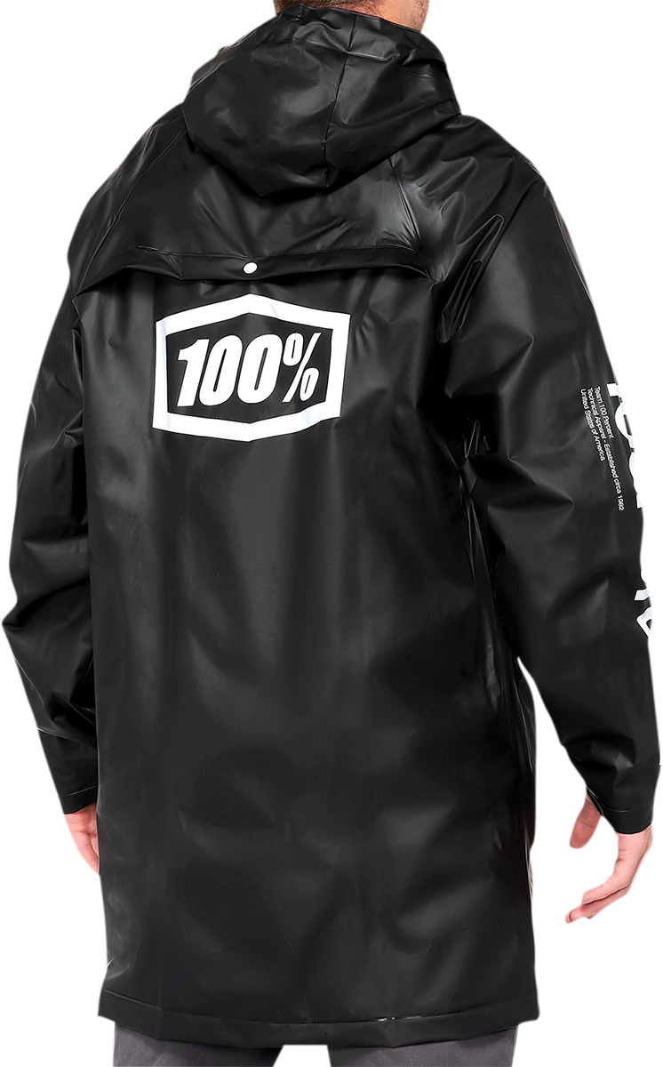 100% Torrent Raincoat - Black - Small 20040-00000