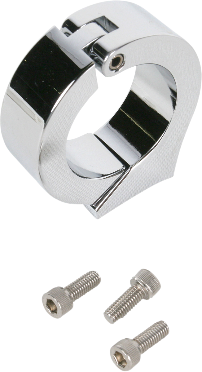 Soporte de abrazadera DAKOTA DIGITAL - Para manillar de 1,50" - Copas de calibre de 3-3/8" - Cromo BKT-3350 