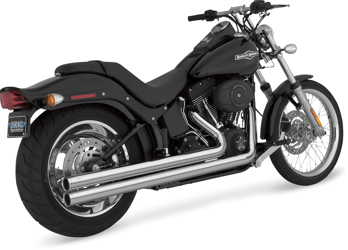 VANCE &amp; HINES Big Shots Auspuff – Chrom – Lang 17923 