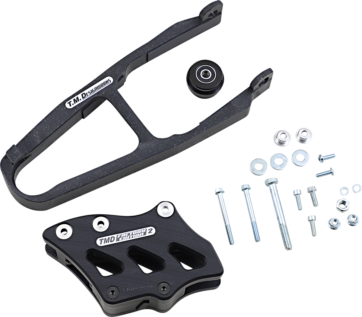 T.M. DESIGNWORKS Chain Guide/Slider - Yamaha - Black YCP-K08-BK