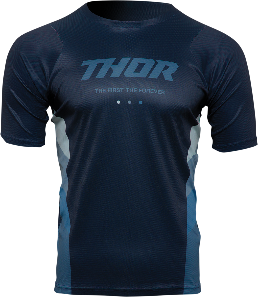 THOR Assist React Jersey - Midnight Blue/Teal - Large 5120-0183