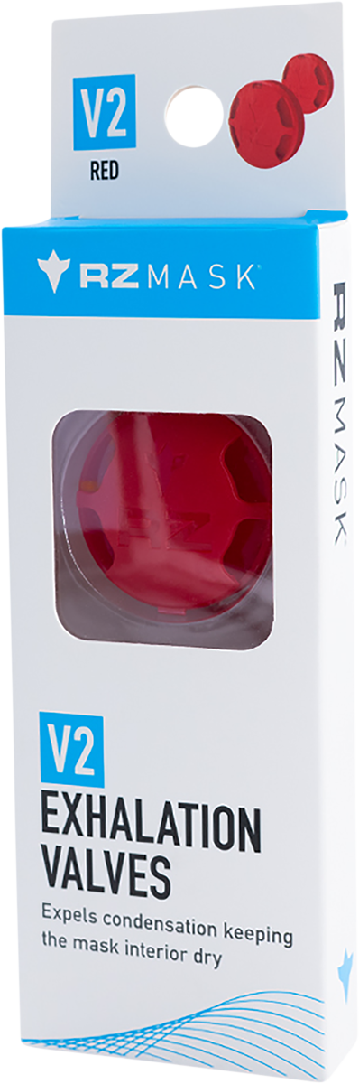 RZ MASK V2 Exhalation Replacement Valve 2.0 - Red AC-9658:20894