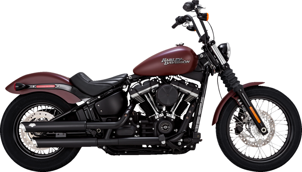 VANCE &amp; HINES 3" Twin Slash Slip-On Schalldämpfer - Schwarz 46376 