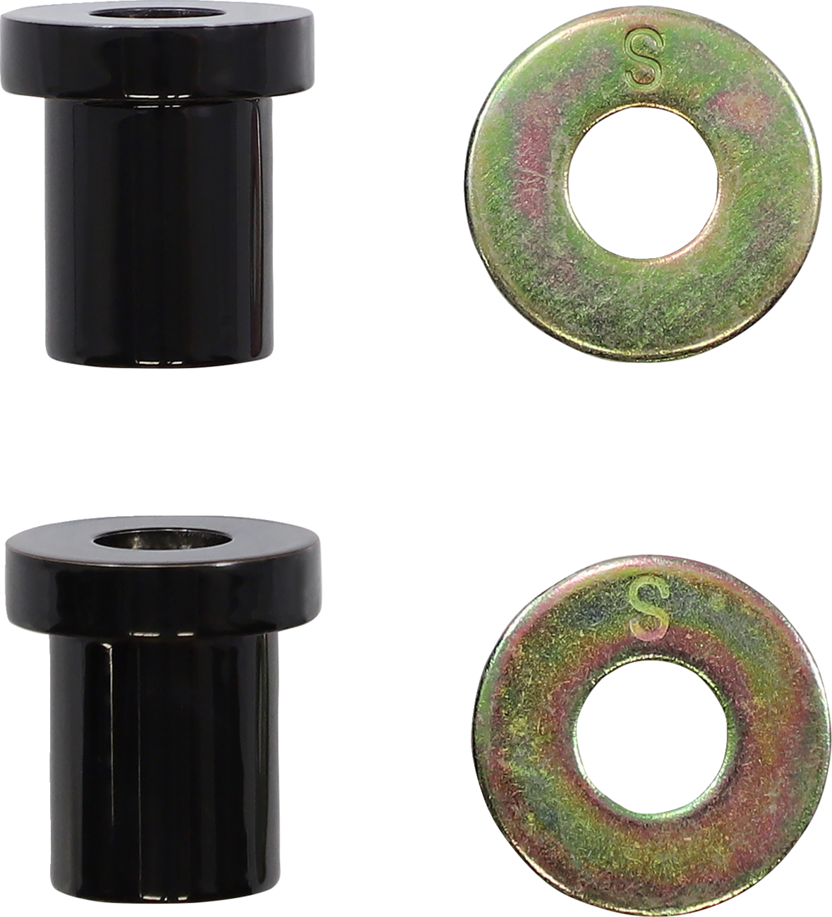 LA CHOPPERS Riser Bushings - Solid - Black LA-7400-55B