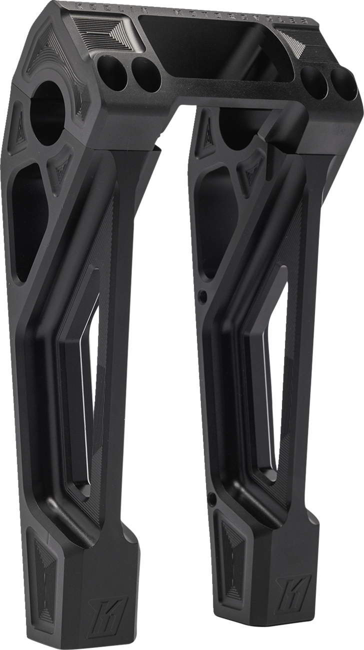 KODLIN MOTORCYCLE Risers - Fastback - 8" - Black K55122